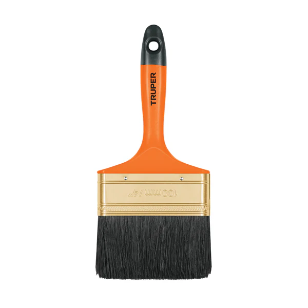 BRT-4 Brocha profesional de 4" con mango de plástico, Truper - Cod: 14486 - Imagen 1