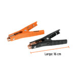 Blíster con 2 caimanes para cables pasa corriente, Truper - Imagen 2