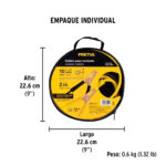 Cables pasa corriente 2 m, 125 A, 10 AWG, Pretul - Imagen 4