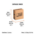 Cables pasa corriente 3 m, 225 A, 8 AWG, con funda, Truper - Imagen 3