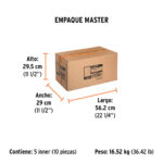 Cables pasa corriente 3.5 m, 350 A, 6 AWG, con funda, Expert - Imagen 4