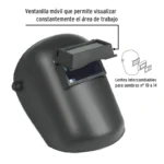 Careta p/soldar con lente abatible, sombra 11, PRETUL - Cod: 26005 - Imagen 4