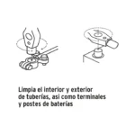 Cepillo limpiador de terminales de baterías, 4 en 1, Truper - Cod: 17110 - Imagen 3