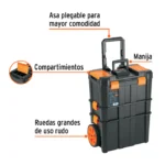 Caja para herramientas 19"x25" 3 en 1 desmontable con ruedas - Cod: 102644 - Imagen 3