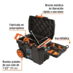 Caja para herramienta de 23" con ruedas y mango telescópico Truper - Cod: 10902 - Imagen 2