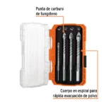Juego de 4 brocas para vidrio y azulejo, Truper Expert - Cod: 101841 - Imagen 3