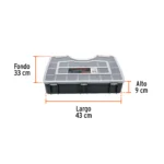 Organizador 17" reforzado con 17 compartimentos, Truper - Cod: 19939 - Imagen 4