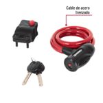 Candado de cable con llave 10 mm x 1.0 m Hermex Cod: 43922 - Imagen 3