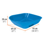 Carretilla 5.5 ft3 llanta neumática reforzada Truper - Imagen 6